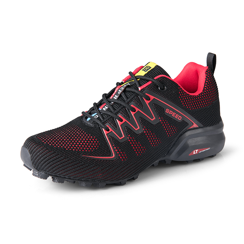 MTB Cycling Shoes zapatillas c - Knit Fabric Lace Up Sneakers recension och pris
