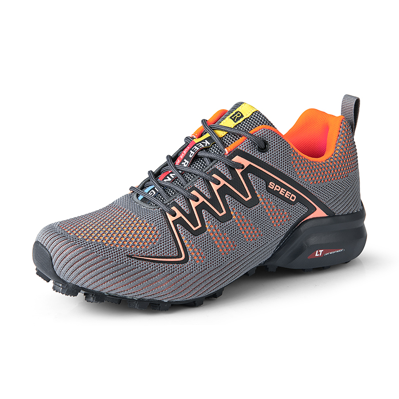 MTB Cycling Shoes zapatillas c - Knit Fabric Lace Up Sneakers recension och pris