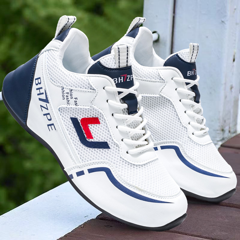 Men's Fashionable Low-Top Colo - Breathable Mesh Athletic Shoes recension och pris