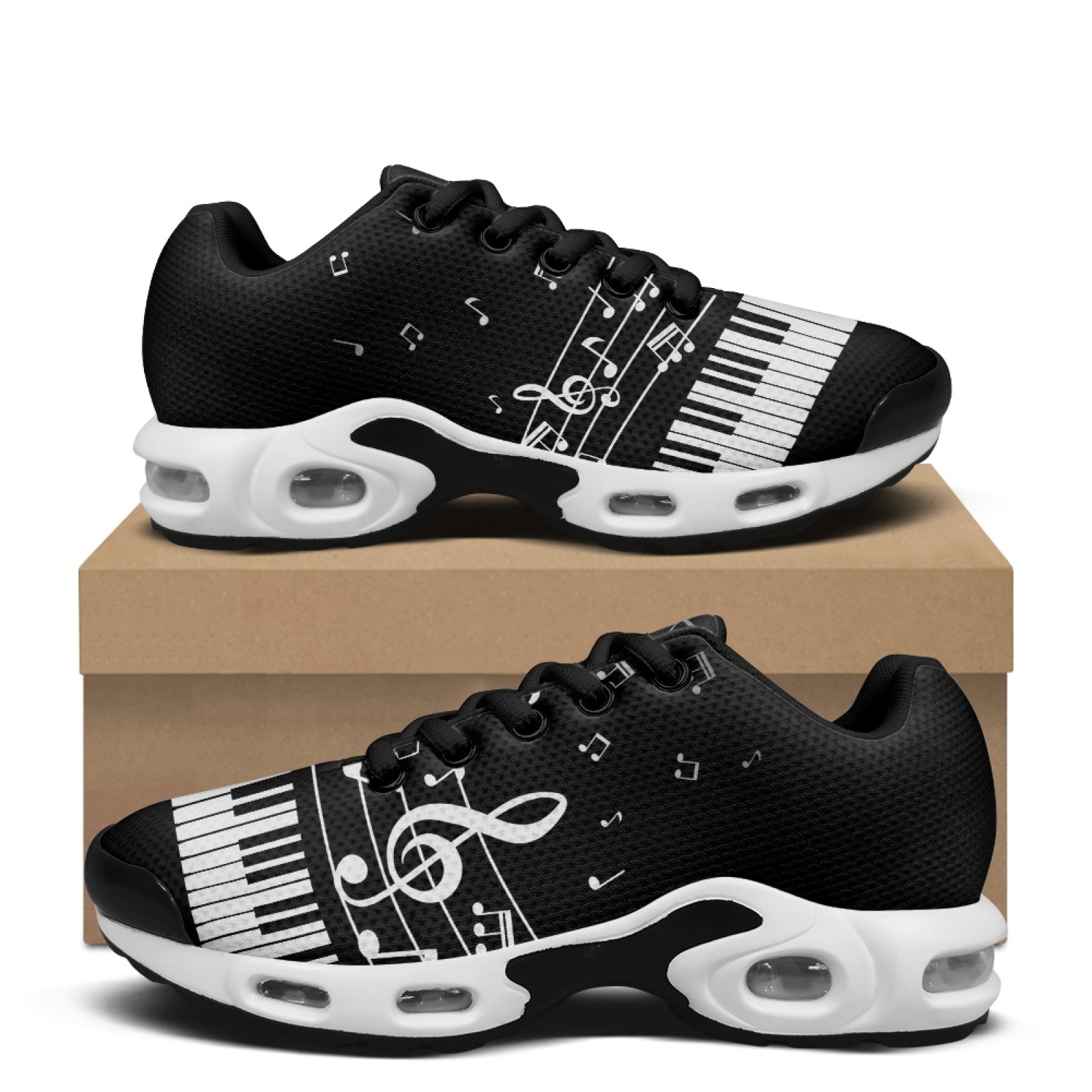 PENSTROLL Piano Music Notes Mo - Air Cushion Jogger Shoes Men recension och pris