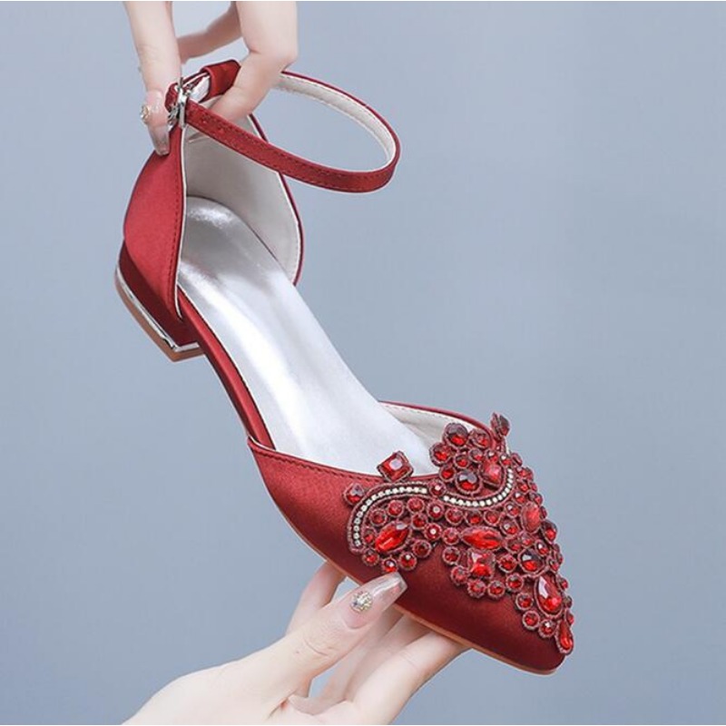2cm Flat Heel Pointed Hollow S - Sandals recension och pris