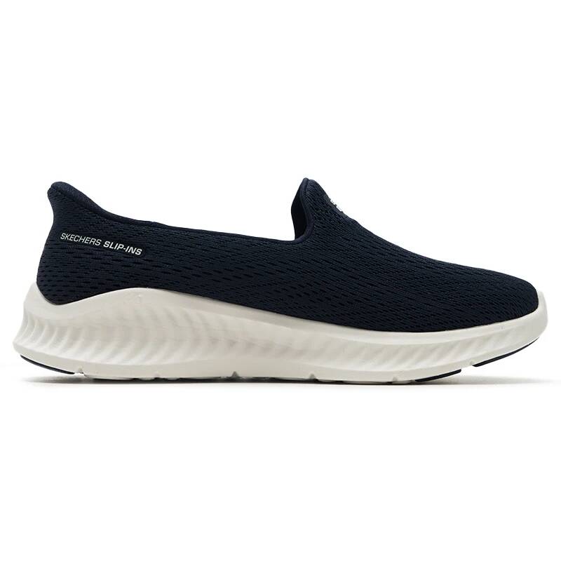 Skechers 125644-NVW Ladies Sli - Knit Fabric Lace Up Sneakers recension och pris