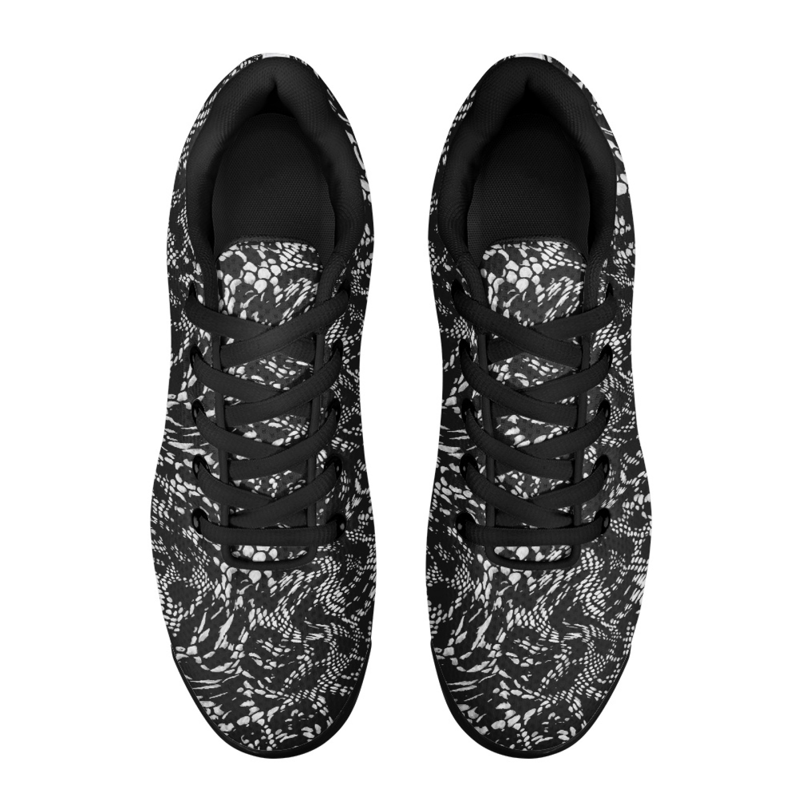 PENSTROLL Snake Print Design W - Knit Fabric Lace Up Sneakers recension och pris