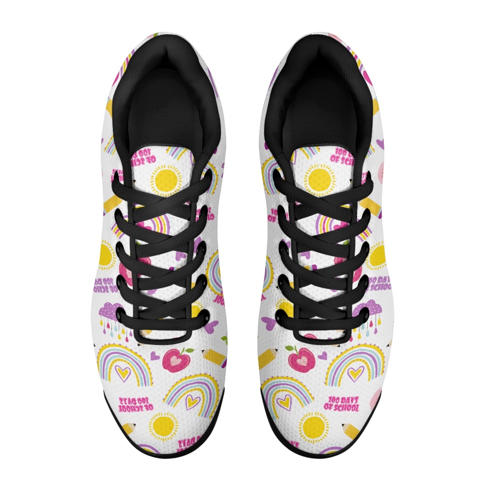 PENSTROLL Rainbow School Walki - Knit Fabric Lace Up Sneakers recension och pris