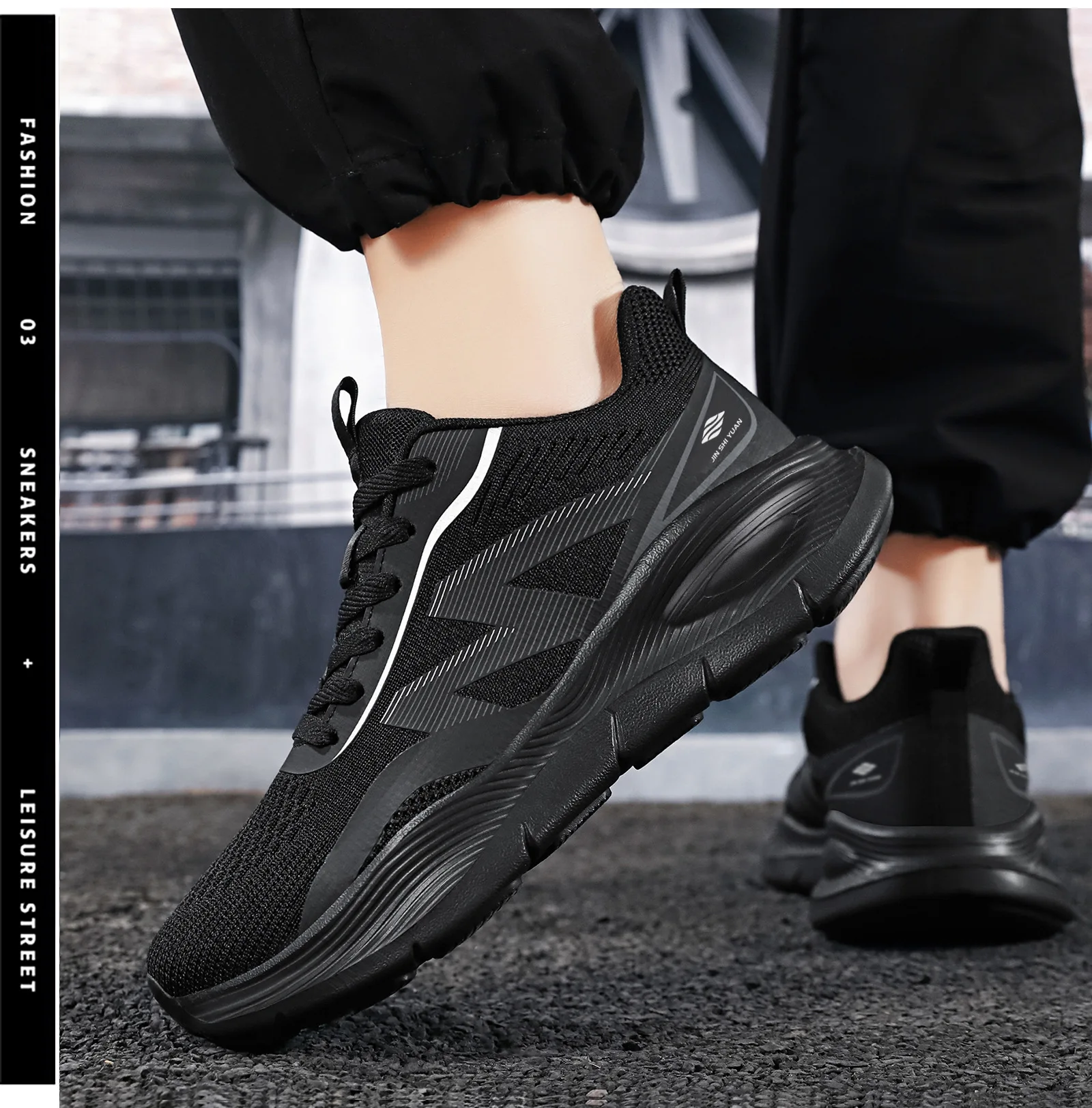 Men Mesh Running Sneakers Ligh - Shock Absorbing Gym Trainers recension och pris